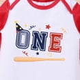 thumbnail image 6 of OBEEII Baby Boys First Birthday Outfits One Year Old Birthday Clothes Long Sleeve Romper with Pants Fall Winter Infant Boys Outwear, 6 of 9
