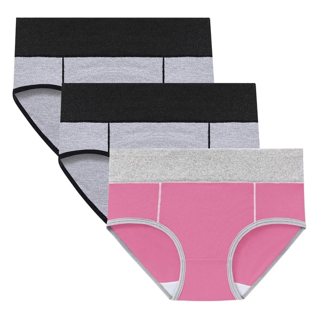 Timegard Culottes Menstruelles Respirantes Confortables Taille Mi-Haute pour Femmes 3 Pcs