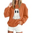 thumbnail image 7 of Enjoytime Sweatshirts for Women Halloween Sweatshirt Print Crewneck Fall Winter Long Sleeve Pullover Shirts Tops Fashion Clothes 2026, 7 of 7