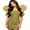 Yellow, variant on RUINIXCW Women Halloween Bee Costume Girls Stripe Print Strapless Tube Dress with Wing Halloween Animal Fancy Dress Cosplay Party Bumble Bee Costume