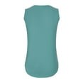 thumbnail image 4 of Summer Savings Clearance 2024! TAGOLD Womens Summer Tops,Womens Tank Tops V-Neck Basic Casual Flowy Summer Sleeveless T-Shirt, 4 of 5
