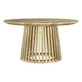 thumbnail image 1 of Touhy Round Solid Wood Cocktail Coffee Table Natural Mango, 1 of 7