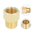 thumbnail image 2 of Female To Male Thread Brass Socket Pipe Fitting Coupler for Plumbing Industrial E, 2 of 8