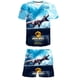 thumbnail image 1 of Niñas Verano Niños Jurassic World Dominion Conjuntos de ropa Pantalones cortos Camiseta de manga corta Bebé Niños Ropa Trajes para 1-14Yrs13T Gao Jinjia LED, 1 of 2