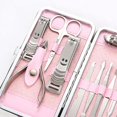 thumbnail image 3 of OOKWE Professional Nail Care kit Manicure Grooming Set with Travel Case, 3 of 11