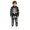 A-Black2139, variant on Boys Halloween Outfits Hoodies And Sweatpants Sets Skeleton Printed Long Sleeve Sweatshirts Ankle-Tied Pants 2 Piece Set 3-13Y
