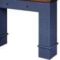 thumbnail image 6 of DEXTRUS Rustic Console Table with Storage Drawers, MDF Entryway Living Room Table, Blue, 6 of 8