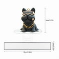 thumbnail image 5 of Sliding Skateboard Dog Decor Cartoon Ornament Car Interior Accessory, 5 of 10