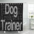 thumbnail image 1 of ABPHQTO Training Dog Trainer Extraordinaire Worlds Greatest Number One Best Cortina de ducha 160x180 cm, 1 of 1