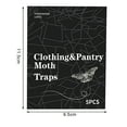 thumbnail image 2 of ACDANC Trap Pantry Clothes Moth Traps Sticky Glue Traps for Effective Clothes Moth Control Eco-friendly Odorless Safe to Use Professional-grade for Closet, 2 of 7