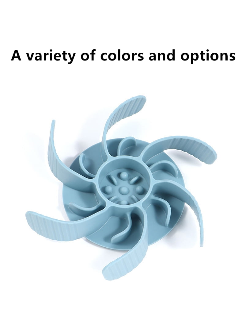 Pet divider Slow food anti-choking Silicone divider anti-choking Slow food bowl Dogs learn food bowl anti-choking