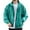 Green, variant on Mens Coats And Jackets Autumn Winter Plaid Print Stank Long Sleeve Zip Up Casual Sports Loose Fit Coat Sportswear,Blue,M