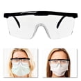 thumbnail image 3 of Anti-dust Goggles, Lightweight 149x59mm Transparent Shooting Ranges Anti-scratch Coating Anti-Fog Goggles With Anti-Fog Goggles For Polishing For Experiment Bright Black,sand, 3 of 8