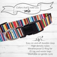 thumbnail image 2 of Collar de perro Lucky Love con estampado de arcoíris para perros grandes, 2 of 8