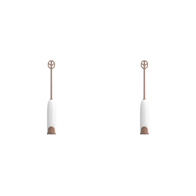 Injueey Agitador eléctrico ABS, portátil, reutilizable, desmontable, alimentado por batería, hogar, cocina, jugo, té, bebida caliente, Type2 NO2