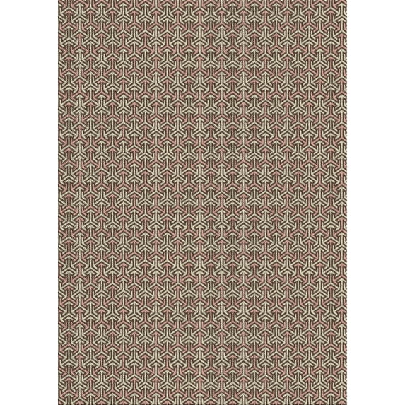 Ahgly Company Indoor Rectangle Patterned Dark Brown Novelty Area Rugs, 7' x 10'