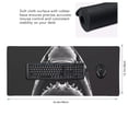 thumbnail image 2 of Xecao Black And White Shark Print Large Mouse Pad, 16x35.5in Mousepad, Professional Non-Slip Rubber Base Big Mouse Pad, Mouse Pad for Gaming & Office Full Desk Mouse Pad, 2 of 9