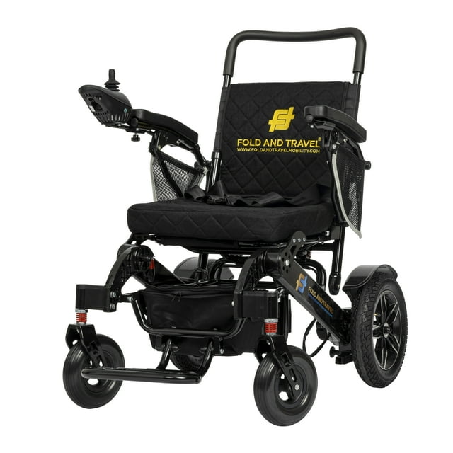 Fauteuil Roulant Électrique Pliant Léger pour Voyage, Fauteuil Roulant Électrique, Trottinette de Mobilité Motorisée, Fauteuil Roulant
