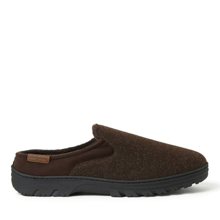Dearfoams Wool Inspired & Microsuede Clog Slippers with Memory Foam (Men's)