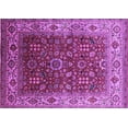 thumbnail image 1 of Ahgly Company Indoor Rectangle Oriental Purple Traditional Area Rugs, 7' x 9', 1 of 4