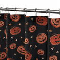 thumbnail image 4 of Way To Celebrate Jack-o'-Lantern Shower Curtain Set with 12 Hooks, Black, 4 of 9