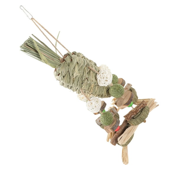 LOLIPPYY Toys for Rabbits 1Set Teeth Grinding Doll Rabbit Shape 12.6*5.1in