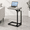 Greige-1-Pack-Includes Power Outlets, variant on Rustic Brown 1-Pack Without Power Outlets C-Shaped End Table for Living Room Bedroom