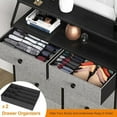 thumbnail image 5 of Open Box 8 Drawer Wood Top Storage Organizer w/ 2 Additional Drawers,, 5 of 12