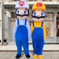 thumbnail image 5 of Disfraz de muñeco de dibujos animados de Super Mario de Disney, muñeco personalizado para caminar, jugar en vivo, promoción de eventos, accesorios, mascota títere, 5 of 5