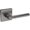 Lifetime Graphite Nickel, variant on Baldwin L021190PRIV L021 Privacy Door Lever Set - Black