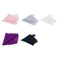 thumbnail image 3 of Pink Silk Square Handkerchief Suit Accessories for Men, 3 of 8