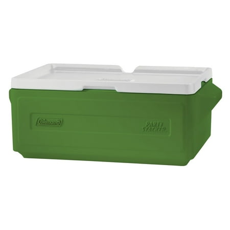 Image result for Coleman 24 Can Party Stacker Cooler Green