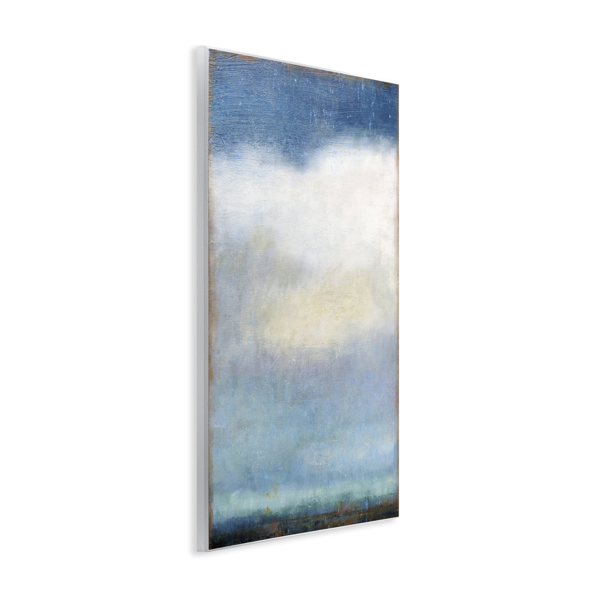 Stupell Industries Rustic Clouds Landscape Landscape Painting Unframed Art Print Wall Art, 13 x 19
