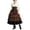 Brown, variant on Steampunk Victorian, Tiered Skirt Corset, Belt Ruffled Gothic, Long Skirt Vintage, Steampunk Victorian Tiered Skirt With Corset Belt Ruffled Gothic Long Skirt for Fall Festival, Brown L