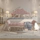 thumbnail image 2 of Girl Wood Luxury Bed Nordic Queen Cute Modern Twin King Bed Bedroom Princess Leather Camas De Matrimonio Dormitorio Furniture My Lux Decor Round, 2 of 8
