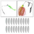 thumbnail image 4 of 20 piezas señuelos de pesca, de pesca, cuchillas giratorias para señuelos duros, giratorio A Cola  cuchillas de spinner de pesca, 4 of 8