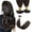 Dark Brown, variant on Aorsher 14Inch U Tip Hair Extensions Human Hair Hot Fusion Pre Bonded Hair Extensions Natural Nail Tipped Remy Hair Piece 100 Strands/100G Dark Brown