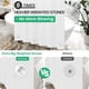 thumbnail image 2 of Cortina de ducha AmazerBath blanca, 200 x 198 cm, impermeable, PEVA, 2 of 9