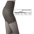 thumbnail image 2 of No nonsense Women's Great Shapes All Over Shaper Pantyhose 1 Pair Pack Suntan E, 2 of 3