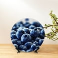thumbnail image 6 of Disketp Blueberry Ceramic Plate Dinner Plates Bone China Decorative Plates Art Ceramic Ornaments for Wall Hanging Decoration -10in, 6 of 6