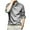 Gray, variant on BADHUB Men's Big and Tall T-shirts Long Sleeve Button Down Wrinkle Free Tops Casual Untucked Stretch Dress Shirts White 6XL