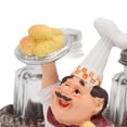 thumbnail image 5 of Soporte para estatura de chef, juego de salero y pimentero, decoración para botellas, caja de almacenamiento de especias para cocina, 5 of 5