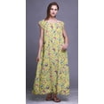 thumbnail image 2 of Bimba Nightgowns For Women Rayon Printed Short Sleeve LadiesÂ&nbsp;NightwearÂ&nbsp;Lingerie, 2 of 4