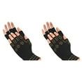 thumbnail image 3 of Justharion Easy And Comfortable To Wear Hand Care Tool Effortlessly Compression Gloves For black gold dot 2Set, 3 of 6