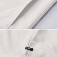 thumbnail image 6 of Sevevn Men Rain Jacket Attached Hood Regular Fit Waterproof Shell Fabric Full Zip Dual Chest Zip Pockets Arm Zip Pocket Cuffs Drawstring Hem For Hiking Wear, 6 of 9