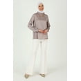 thumbnail image 2 of Dusty Lilac - Crew neck - Polo neck - Blouses - Refka, 2 of 5