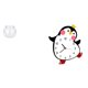 thumbnail image 1 of Acuario de escritorio,Pecera pequeña transparente,pecera,jarrón,mesa,Reloj de pared,Reloj de pared silencioso y decorativo que no hace tictac,Reloj de pared silencioso de pingüino pequeño, 1 of 8