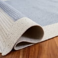 thumbnail image 6 of Safavieh Braided Victor Bordered Machine Washable Reversible Area Rug, Gray/Ivory, 5' x 5' Square, 6 of 12