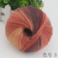 thumbnail image 1 of Namzi paquete de hilo suave arcoíris 100% lana, hilo degradado multicolor para tejer a crochet, longitud total 180 m × 1 (196 yardas × 1,50 g × 1), C, 1 of 4