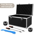 thumbnail image 2 of Minkissy Aluminium Tool Boxes Black Storage Box with Compartments for DIY Enthusiasts 1Pack, 2 of 6